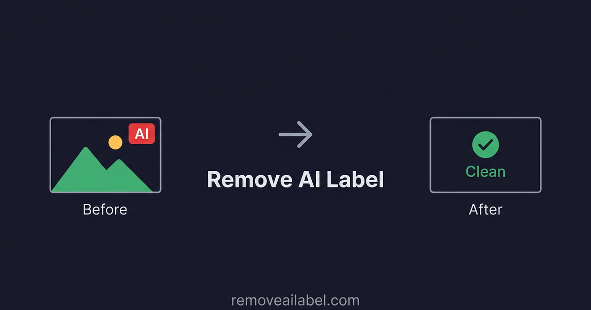 AICleanify vs Remove AI Label — Comparison for Removing AI Metadata (2026)